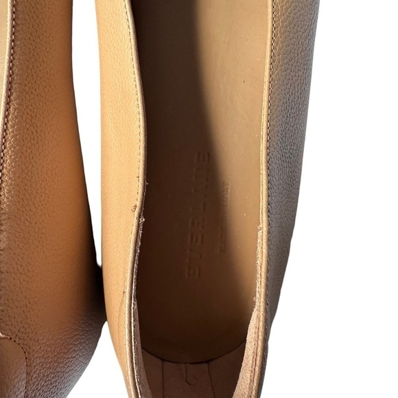 Everlane Caramel Italian Leather Day Glove Ballet Flat Size 11 NWOT - Picture 10 of 11